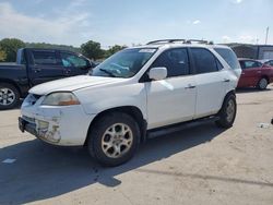 Salvage cars for sale from Copart Lebanon, TN: 2002 Acura MDX Touring