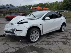 Salvage cars for sale at Marlboro, NY auction: 2021 Tesla Model Y
