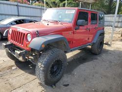 Salvage cars for sale at Austell, GA auction: 2011 Jeep Wrangler Unlimited Sport
