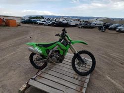 Salvage motorcycles for sale at Casper, WY auction: 2022 Kawasaki KX450 F