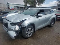 Toyota Highlander salvage cars for sale: 2021 Toyota Highlander Hybrid XLE