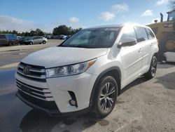 Vehiculos salvage en venta de Copart Orlando, FL: 2018 Toyota Highlander LE