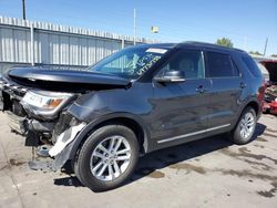 Salvage cars for sale at Littleton, CO auction: 2016 Ford Explorer XLT