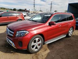 Salvage cars for sale at Colorado Springs, CO auction: 2017 Mercedes-Benz GLS 450 4matic