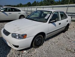 Salvage cars for sale from Copart Memphis, TN: 2002 Toyota Corolla CE