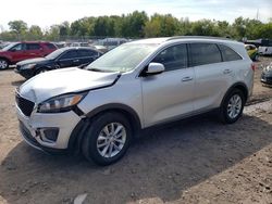 Salvage cars for sale from Copart Pennsburg, PA: 2016 KIA Sorento LX