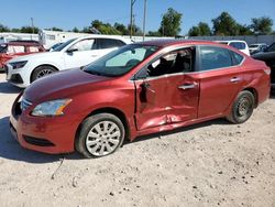 Salvage cars for sale at Oklahoma City, OK auction: 2015 Nissan Sentra S