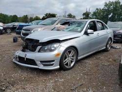 Salvage cars for sale at Central Square, NY auction: 2013 Mercedes-Benz C 300 4matic