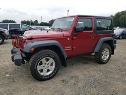 Salvage cars for sale from Copart Assonet, MA: 2013 Jeep Wrangler Sport