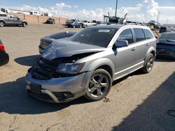 Salvage cars for sale at Albuquerque, NM auction: 2017 Dodge Journey Crossroad