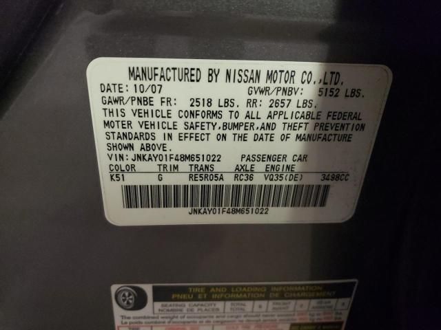 2008 Infiniti M35 Base