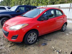 Salvage cars for sale from Copart Seaford, DE: 2012 Mazda 2
