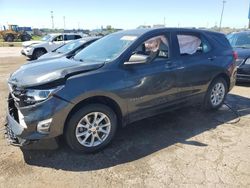 Salvage cars for sale at Woodhaven, MI auction: 2018 Chevrolet Equinox LS