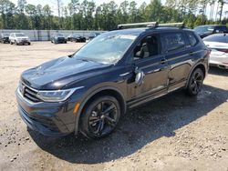 Salvage cars for sale at Harleyville, SC auction: 2023 Volkswagen Tiguan SE R-LINE Black