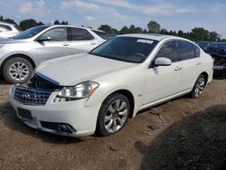 Salvage cars for sale at Elgin, IL auction: 2007 Infiniti M35 Base