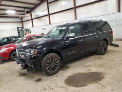 Salvage cars for sale at Lansing, MI auction: 2016 Lincoln Navigator L Select