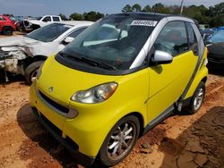 Smart Fortwo Passion salvage cars for sale: 2008 Smart Fortwo Passion