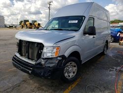 Salvage cars for sale from Copart Chicago Heights, IL: 2018 Nissan NV 2500 S