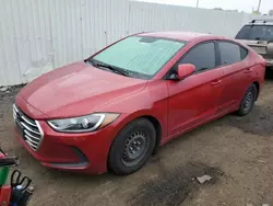 Salvage cars for sale at New Britain, CT auction: 2017 Hyundai Elantra SE