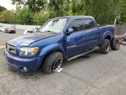 Salvage cars for sale from Copart Portland, OR: 2006 Toyota Tundra Double Cab Limited