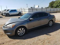 Vehiculos salvage en venta de Copart Oklahoma City, OK: 2008 Honda Accord EXL