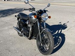 Salvage motorcycles for sale at Lebanon, TN auction: 2022 Triumph Bonneville T100