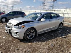 Salvage cars for sale at Elgin, IL auction: 2019 Ford Fusion Titanium