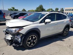 Subaru salvage cars for sale: 2018 Subaru Crosstrek Premium