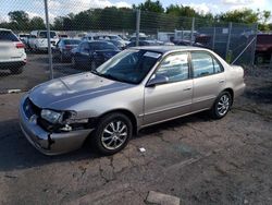 Salvage cars for sale from Copart Chalfont, PA: 2001 Toyota Corolla CE