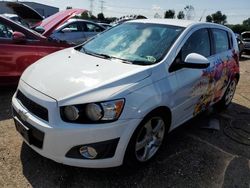 Chevrolet Sonic ltz salvage cars for sale: 2012 Chevrolet Sonic LTZ