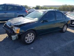 Salvage cars for sale from Copart Las Vegas, NV: 2002 Honda Civic EX