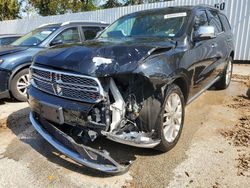 Salvage cars for sale at Bridgeton, MO auction: 2015 Dodge Durango Citadel