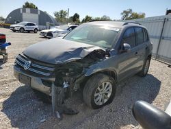 Volkswagen salvage cars for sale: 2017 Volkswagen Tiguan S