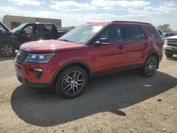 Salvage cars for sale from Copart Kansas City, KS: 2018 Ford Explorer Sport