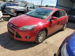 Salvage cars for sale from Copart Colorado Springs, CO: 2012 Ford Focus Titanium