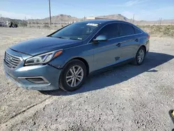 Salvage cars for sale at North Las Vegas, NV auction: 2017 Hyundai Sonata SE