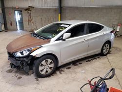 Salvage cars for sale at Chalfont, PA auction: 2016 Hyundai Elantra SE