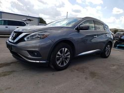 Salvage cars for sale from Copart Orlando, FL: 2018 Nissan Murano S