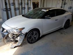 Salvage cars for sale from Copart Tifton, GA: 2018 Nissan Maxima 3.5S