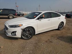 Salvage cars for sale at Greenwood, NE auction: 2020 Ford Fusion Titanium