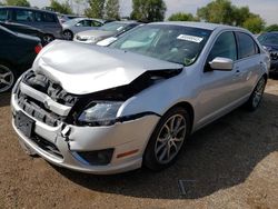 Salvage cars for sale at Elgin, IL auction: 2012 Ford Fusion SEL