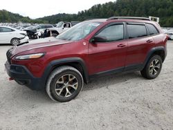 Jeep Cherokee salvage cars for sale: 2015 Jeep Cherokee Trailhawk