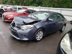 Toyota Corolla salvage cars for sale: 2016 Toyota Corolla L