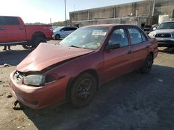 Salvage cars for sale from Copart Fredericksburg, VA: 2002 Toyota Corolla CE