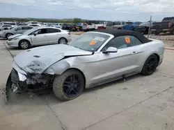 Salvage cars for sale from Copart Grand Prairie, TX: 2018 Ford Mustang