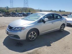 Salvage cars for sale from Copart Littleton, CO: 2015 Honda Civic SE