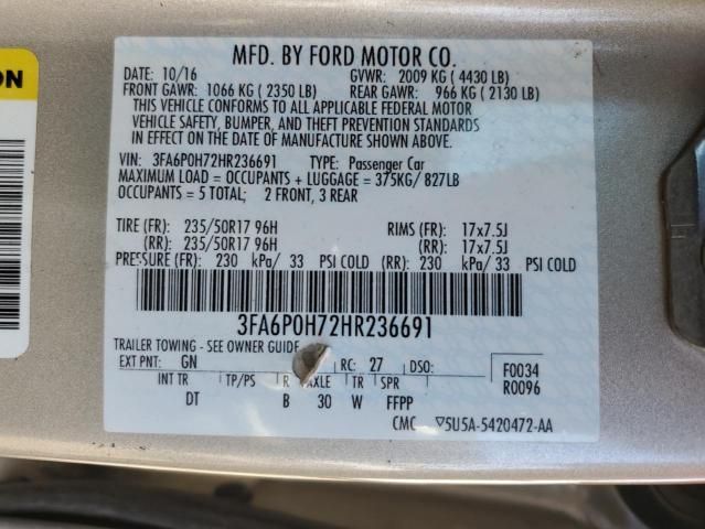 2017 Ford Fusion SE