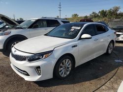Salvage cars for sale at Woodhaven, MI auction: 2018 KIA Optima LX
