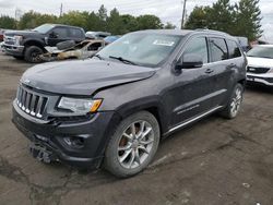 Jeep salvage cars for sale: 2015 Jeep Grand Cherokee Summit