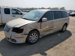 Salvage cars for sale at Kansas City, KS auction: 2015 Chrysler Town & Country Touring